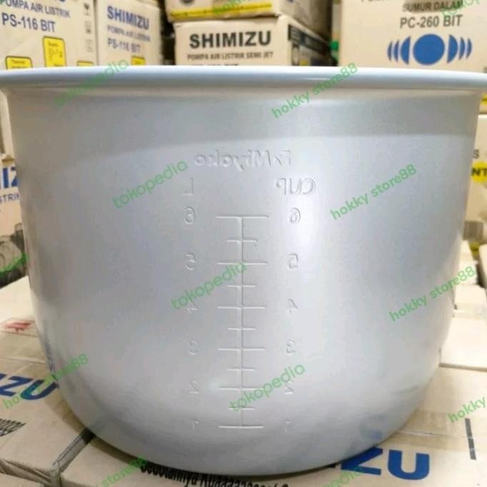 Promo Panci Teflon Magic Com Miyako Original Mcg-171  Jumbo 6 Liter Mcg 171