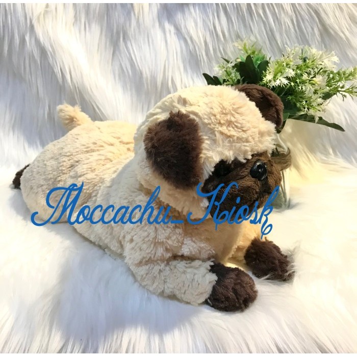 Sunlemon Plush Doll Hiza Wanko Pug / Boneka Anjing Pug {TerlarisBest Seller}
