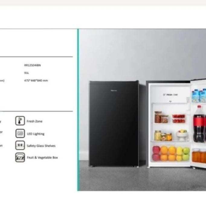 Sale Kulkas Hisense Rr125D41Bn Refrigerator 1 Pintu 91 Liter