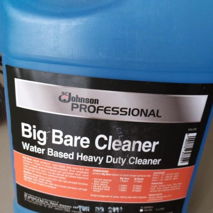 BIG BARE INDUSTRIAL CLEANER SC JOHNSON