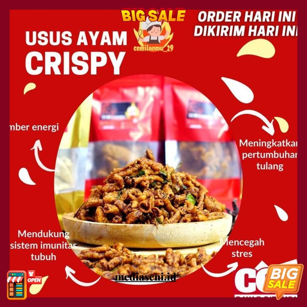 

(Promo) Murah Usus Crispy Mantap Kemasan Box 500 Ml Terlaris