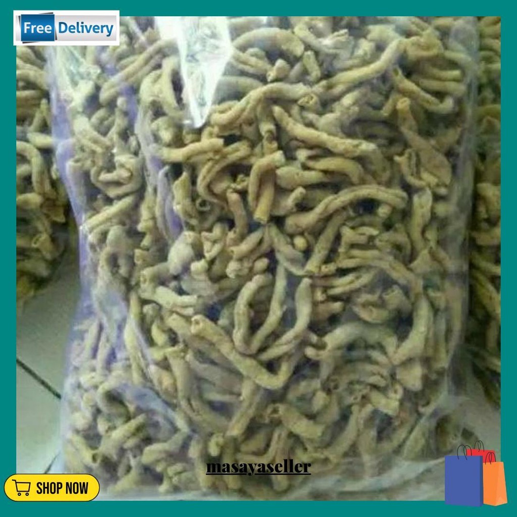 

Keripik Usus Ayam Super 1Kg Gurih Renyah Enak Terlaris