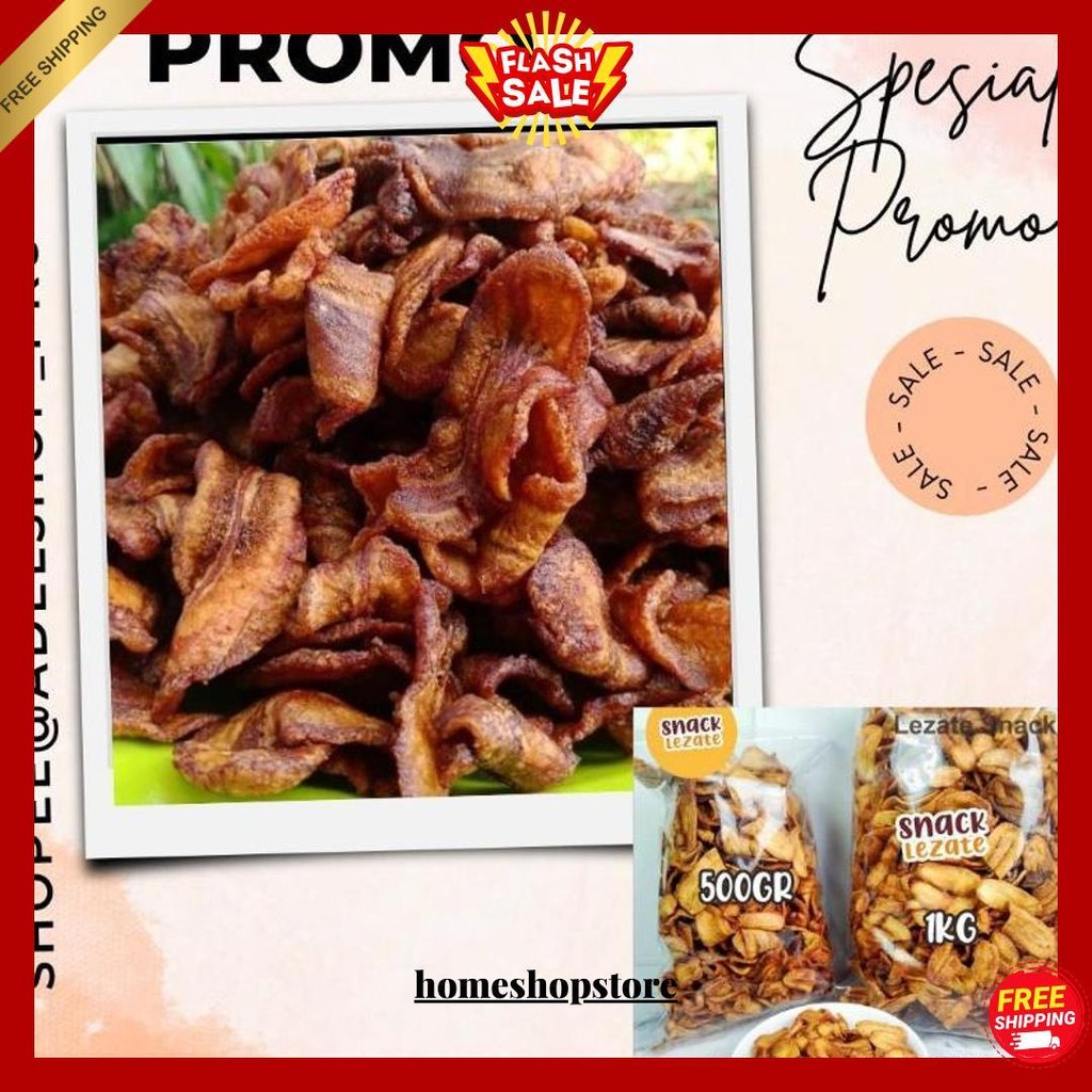 

Kripik Pisang Sale Crispy 500 Gr / Pisang Sale Krispy Manis Kripik Cemilan Terlaris