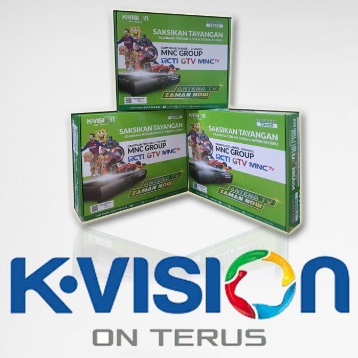Receiver Kvision C2000 Bromo RCTI MNC GLobal Tidak diacak
