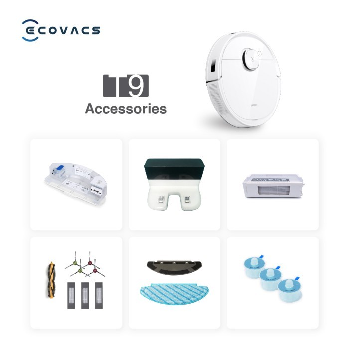Ecovacs DEEBOT T9 Exchangeable & Sparepart Accessories