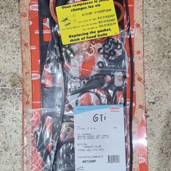 Paking Set Mobil Peugeot 505 Gti Gasket Cylinder Head Packing Full Set Terbaikk