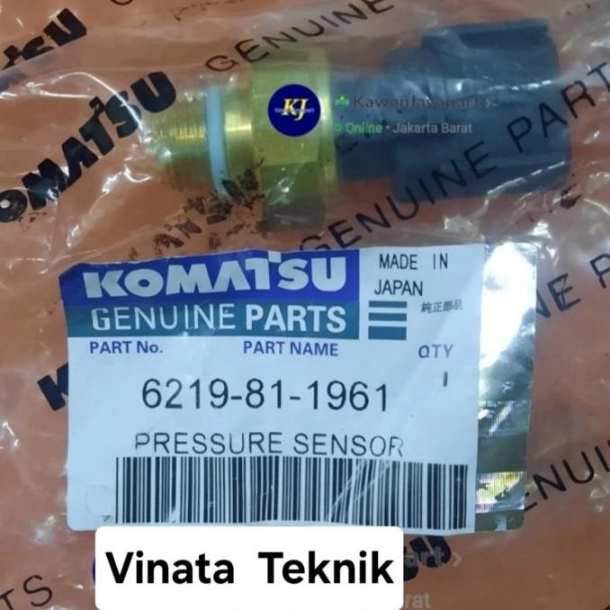 Oil Pressure Sensor Komatsu Pc400 6219-81-1961 6219811961 Good