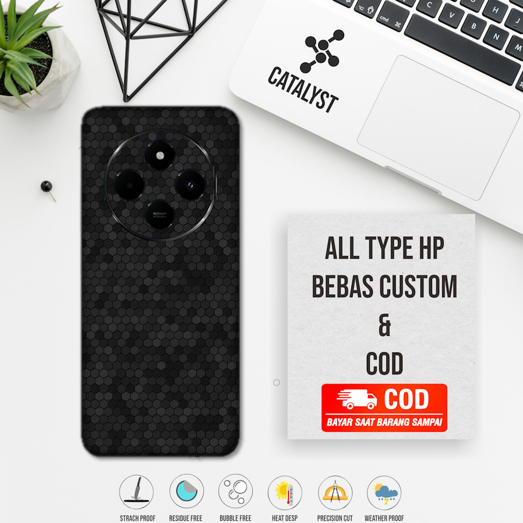 (Buy 1 Get 2) Garskin Skin Redmi 14C camo Kode n46 - Bisa custom - Sticker Case