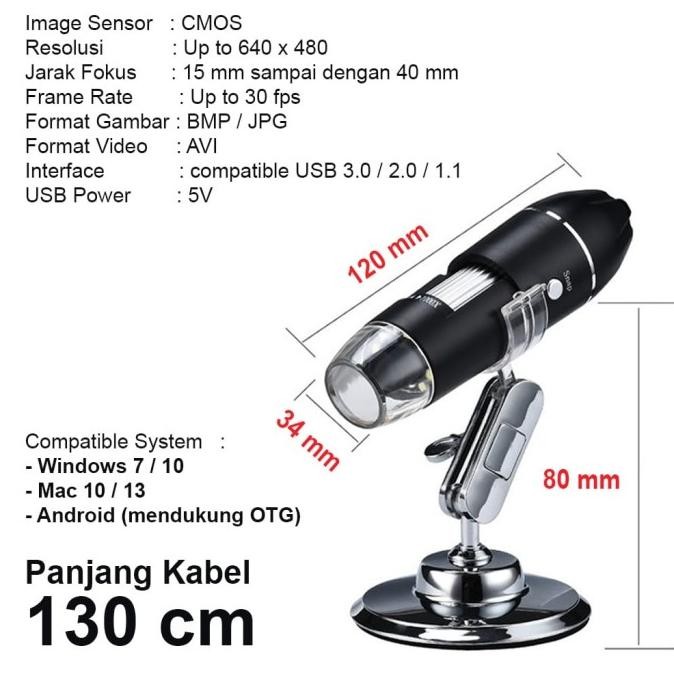 

MICROSCOPE MIKROSKOP USB DIGITAL ZOOM MAGNIFIER MONOKULER KAMERA