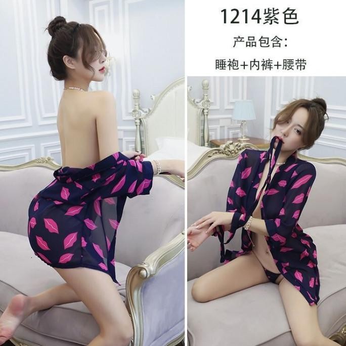 

Lingerie Kimono Sexy / Baju Tidur Sexy Lingerie Set Model Terbaru 1214 Original