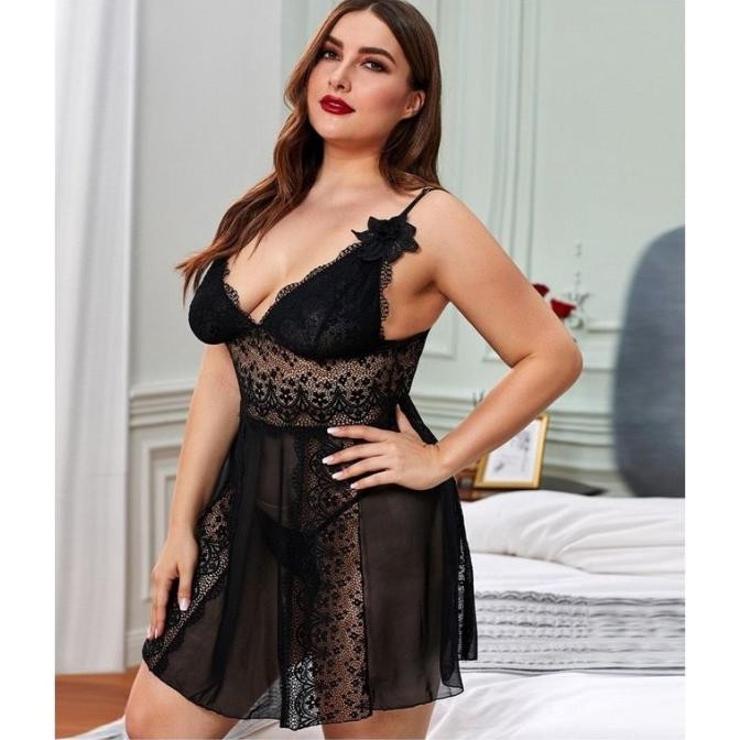 

Lingerie Big Size Daster Sexy Lingerie Ld 135 Baju Tidur Sexy Original