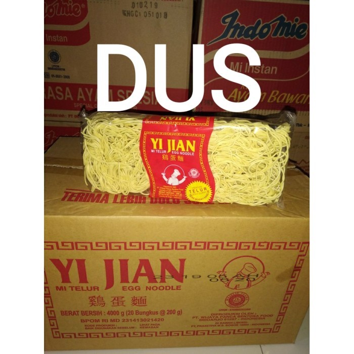 

PROMO MIE / PASTA / Mie Telur Yi Jian Kecil isi 20pcs Per-Dus NON COD