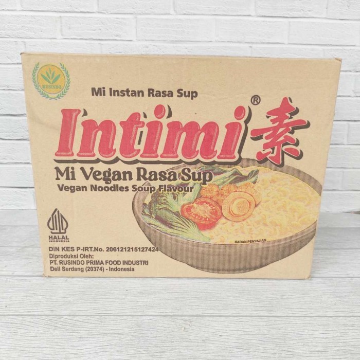 

PROMO MIE / PASTA / Intimi Mi Instant Vegan Vegetarian 1dus Isi 40bungkus NON COD