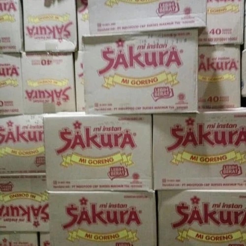 

PROMO MIE / PASTA / Mie Sakura Goreng Instan 60 gr 1 Dus Isi 40 pcs NON COD