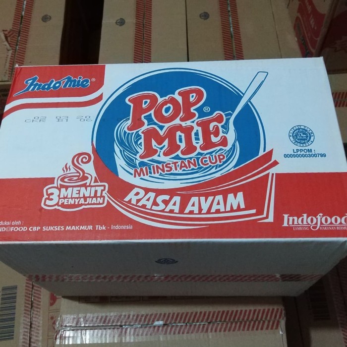 

PROMO MIE / PASTA / POPMIE AYAM, 1 DUS NON COD
