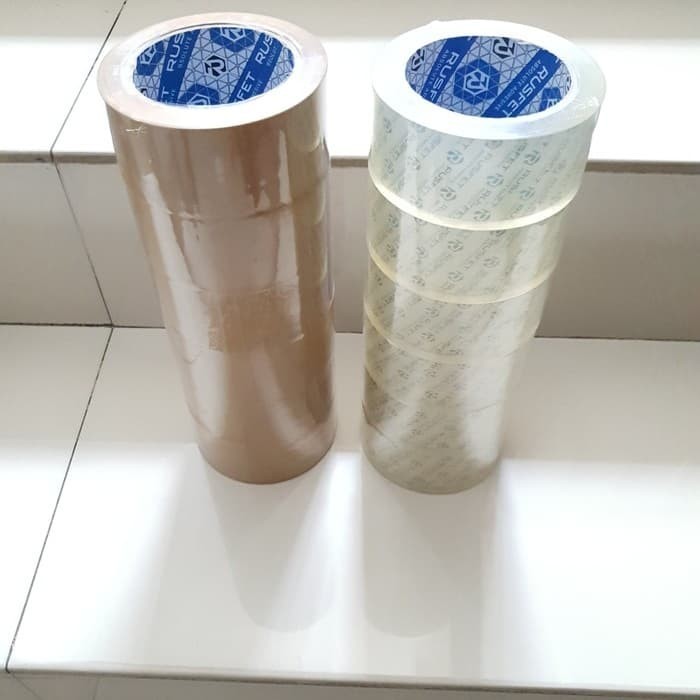 

LAKBAN MERK RUSFET BENING / COKLAT 48MM /2INC X 100YARDS