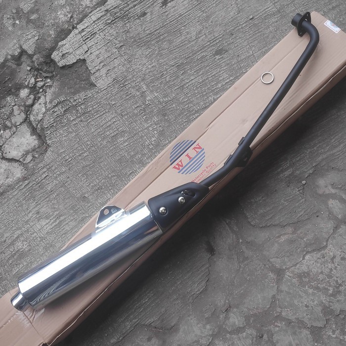 knalpot motor honda revo 100 asli ori WIN X paking