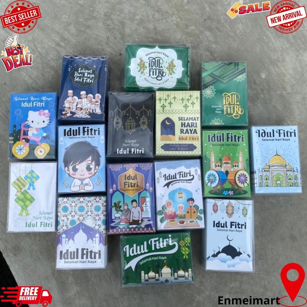 

Angpau Amplop Isi 50Pcs Hari Raya Idul Fitri Lebaran Kartun D Promo 3.3