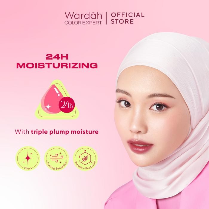 [New] Wardah Moist Dew Tint 3 G - Liptint Yang Mengadung Oatmilk Dan Pentavitin - Ombre Tint -