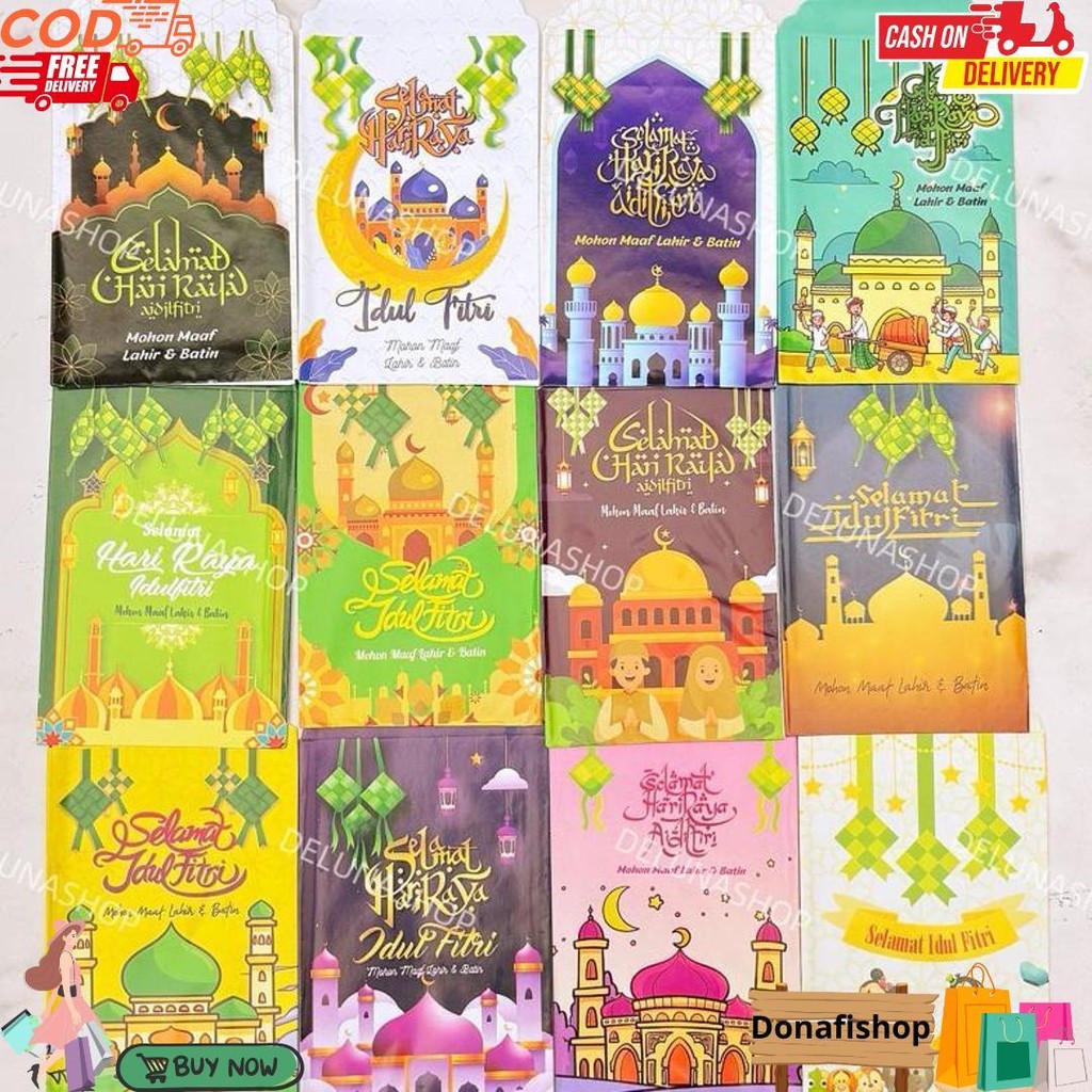 

Delunashop Dl141S Angpao Lebaran Amplop Lebaran Idul Fitri Angpao Lebaran Siap Jadi 1 Bungkus Isi 8 Lembar Edisi Baru 2025Salam Ramadhan D Sale