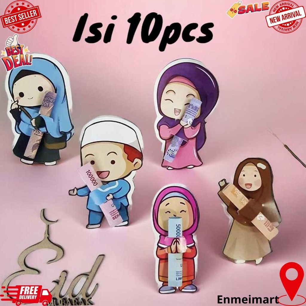 

(Isi 10 Pcs) Amplop Lebaran Karakter Unik / Amplop Lebaran 2025 Aesthetic / Amplop Lebaran Karakter Peluk / Amplop Lebaran Viral / Amplop Lebaran Karakter Murah D Promo 3.3