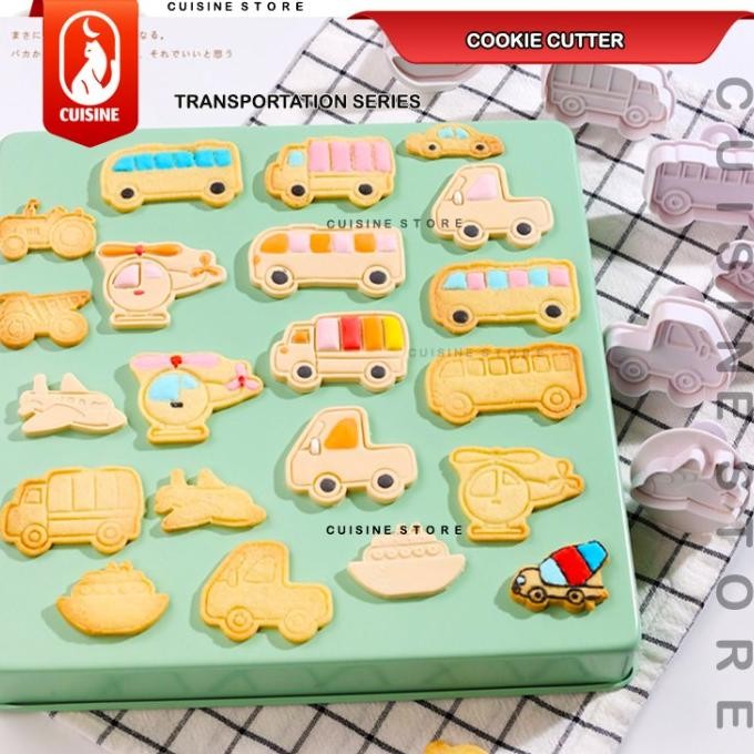 

SIAP KIRIM SET CETAKAN KUE KERING FONDANT COOKIE CUTTER KARAKTER TRANPORTASI MOBI