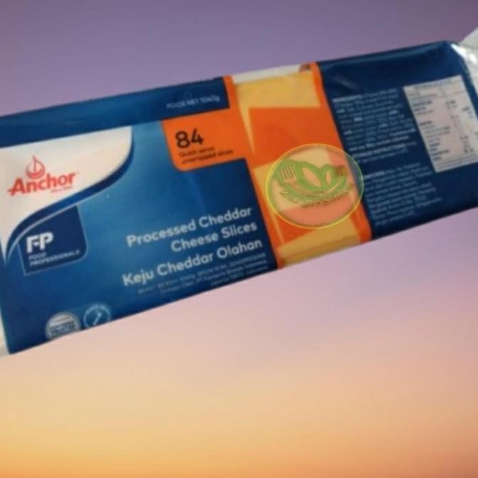 

SIAP KIRIM ANCHOR CHEESE CHEDDAR SLICE 1040 GR | KEJU CHEDDAR SLICE 84PCS ANCHOR
