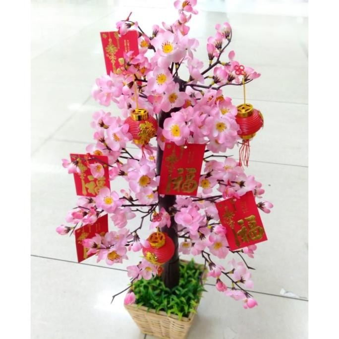 

Pohon Imlek Meihua Angpao 55 Cm Paket Aksesoris Original