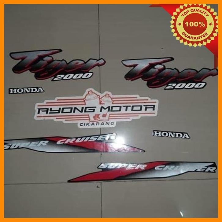 [AMC] STRIPING TIGER 2000 HITAM (MERAH)