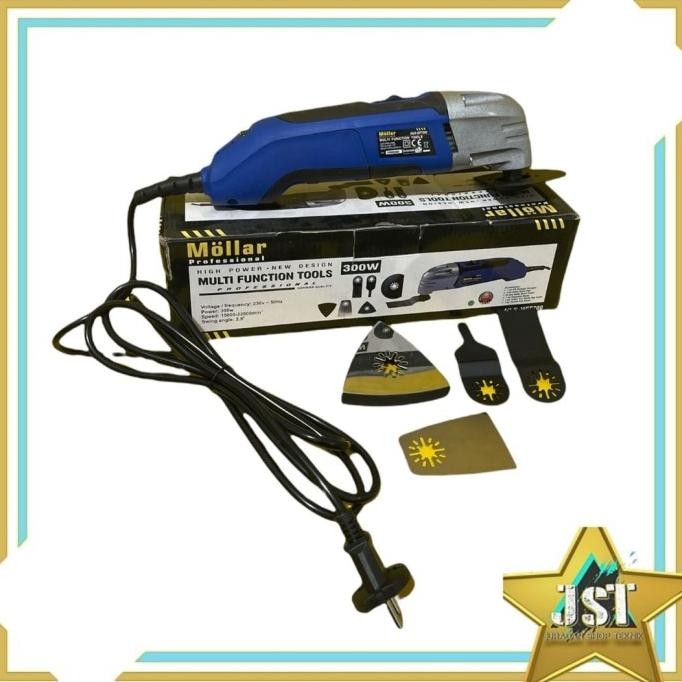 

SIAP KIRIM MOLLAR MFT300 MESIN MULTI TOOLS SET MESIN OSKILASI OSCILLATING CUTTER