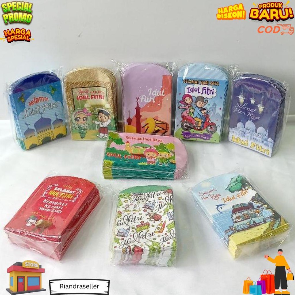 

Amplop Lebaran Unik Angpau Lebaran Isi 100Pcs Amplop Angpao Lebaran Karakter D Promo 3.3