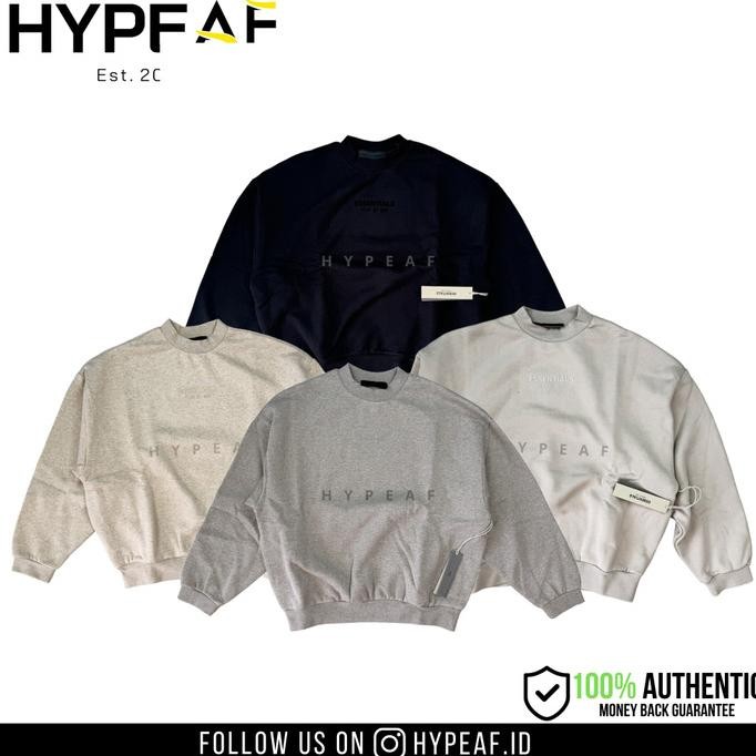 Murah Fog Fear Of God Essentials Fw23 Crewneck Sweatshirt