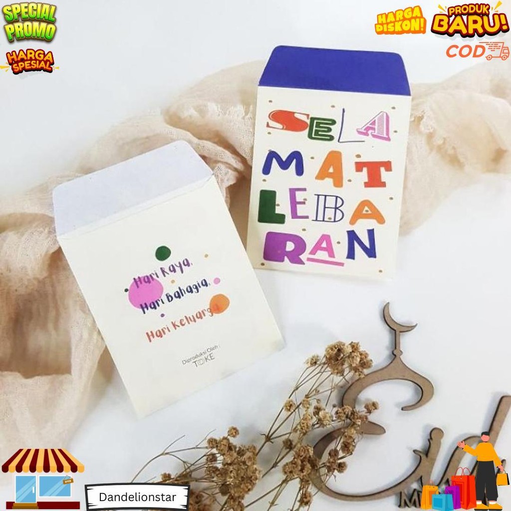 

[ Isi 20,30,50 Pcs ] Amplop Lebaran Thr Idul Fitri/Amplop Kecil/Amplop Lebaran Aesthetic/Amplop Angpao Lebaran 2025 D Termurah