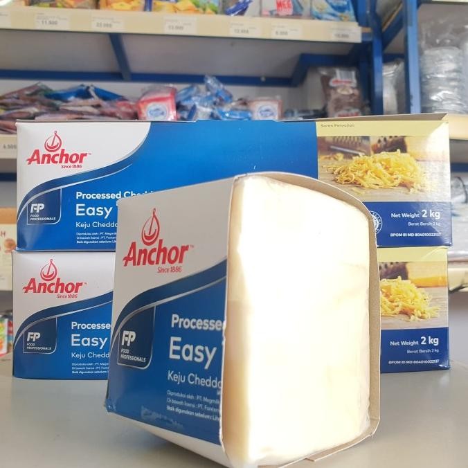 

SIAP KIRIM ANCHOR EASY TO GRATE 500GR / KEJU ANCHOR 500GR / KEJU CHEDDAR ANCHOR