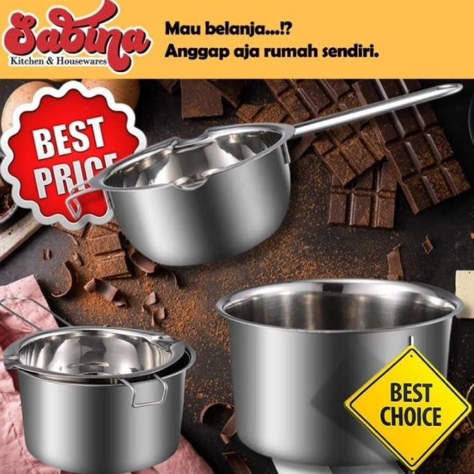 

SIAP KIRIM PANCI MEMASAK LELEH KEJU COKLAT SET MELTING POT STAINLESS 400ML