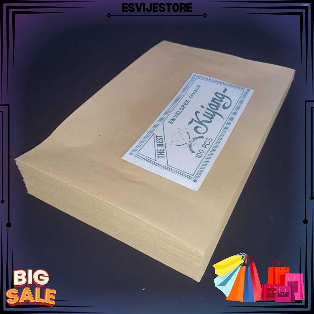 

Amplop Samson D Kujang Coklat Folio Dokumen F4 A4 Besar 24 X 35 D Promo Puncak