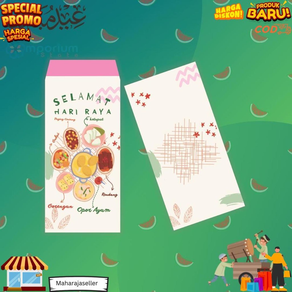 

[ Isi 10,20,30,50 Pcs ] Amplop Lebaran 2025 / Amplop Lebaran Aesthetic / Amplop Angpao Lebaran Murah / Amplop Idul Fitri /Angpao Lebaran D Best Seller