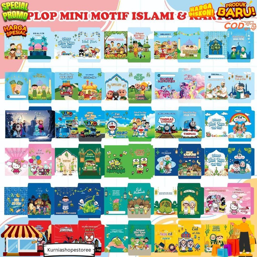 

Amplop Angpau Idul Fitri Mini 1000 Lembar D Termurah