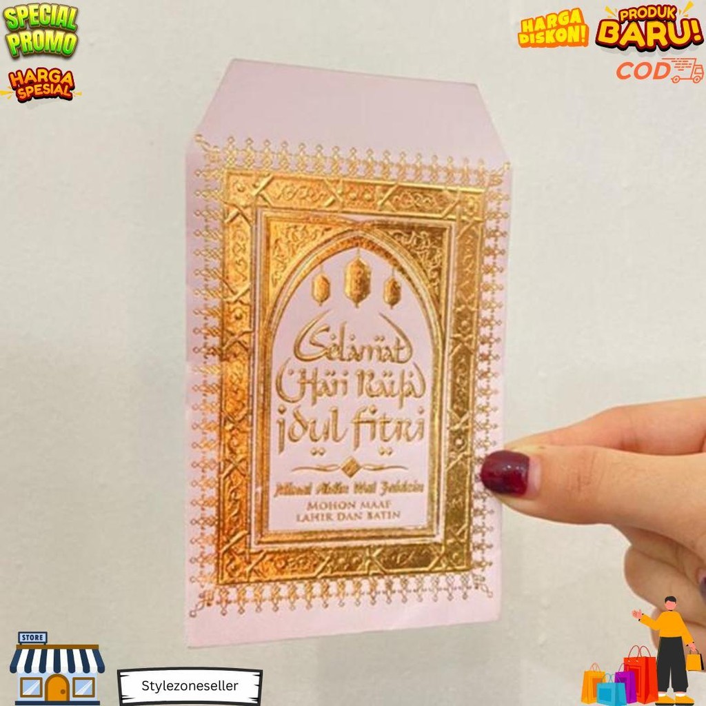 

Amplop Angpau Lebaran Motif Embos (Timbul)// Amplop Lebaran Foil D Gratis Ongkir