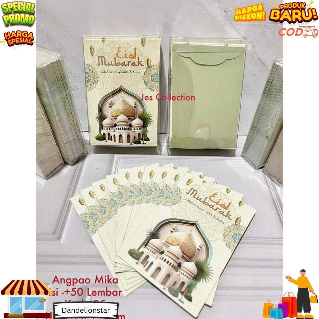 

Amplop Lebaran Idul Fitri (Isi 50Pcs) Amplop Karakter Angpao Lucu D Cod
