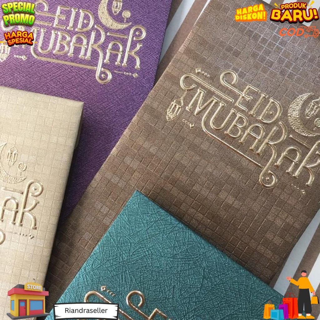 

Amplop Idul Fitri Lebaran Classy Eid 5Pcs Free Stiker Seal By Fgpaper D Promo 3.3