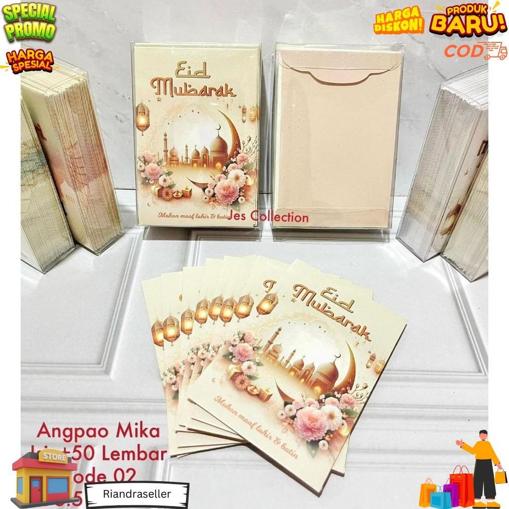 

Amplop Lebaran Idul Fitri Mika Isi 50Pcs Hari Raya Idul Fitri Viral D Best Seller