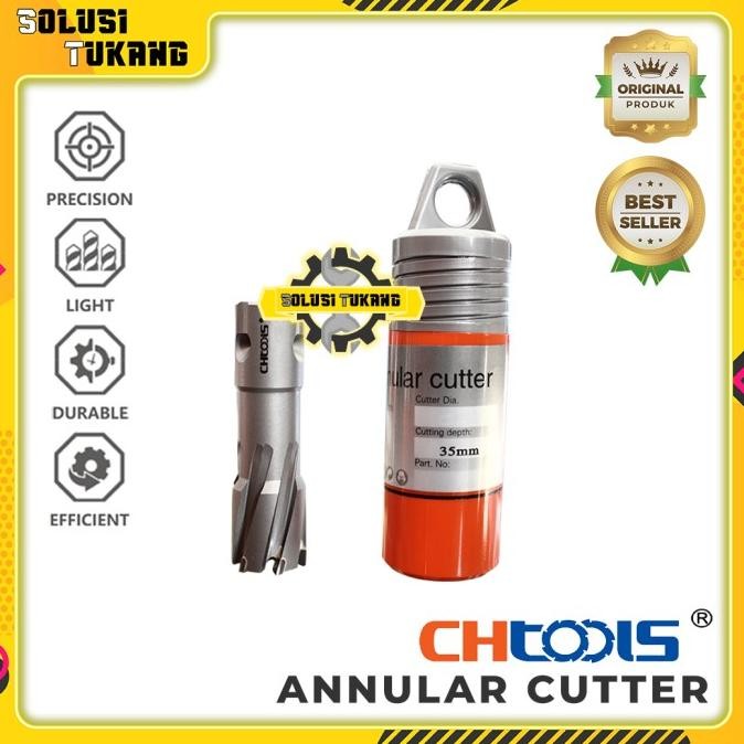 

SIAP KIRIM MATA BOR MAGNET 24MM CHTOOLS ANNULAR CUTTER JETBROACH 24 MM JET BROACH