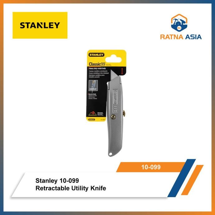 

SIAP KIRIM STANLEY PISAU CUTTER 10-099 CLASSIC 99 RETRACTABLE UTILITY KNIFE