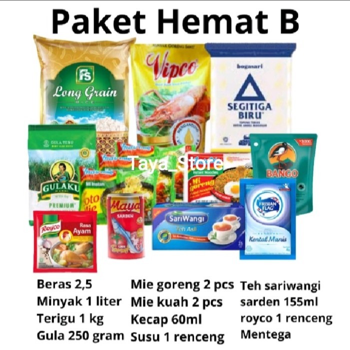 

Paket Sembako Hemat B