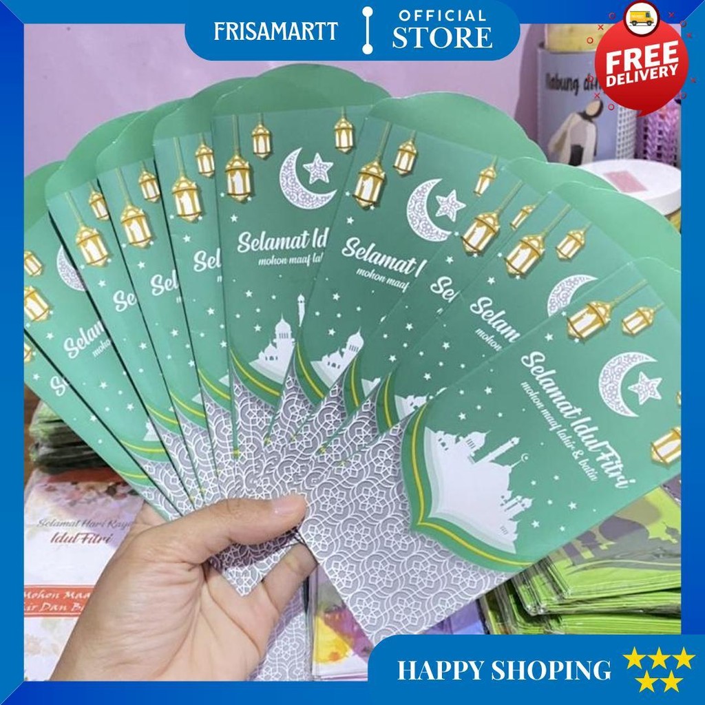 

[10 Pcs] Amplop Lebaran Besar Edisi Kartun Islami | Uang Tanpa Dilipat D Gratis Ongkir