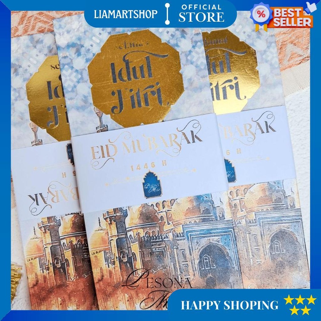 

[Limited] Exclusive Amplop Lebaran Super Mewah Platinum 10 Lembar Emboss Premium Angpau Thr D Best Seller