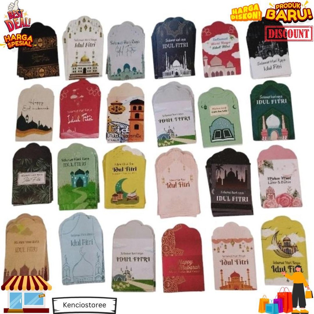 

Amplop Lebaran Siap Pakai Medium 100Pack & Jumbo Isi 50Pack D Promo 3.3