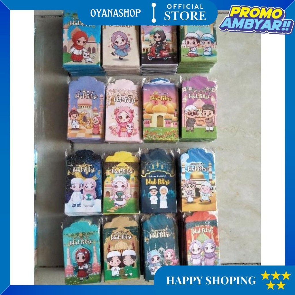 

100Pack(Lipat) Amplop Medium Muslim (Isi10) D Terlaris