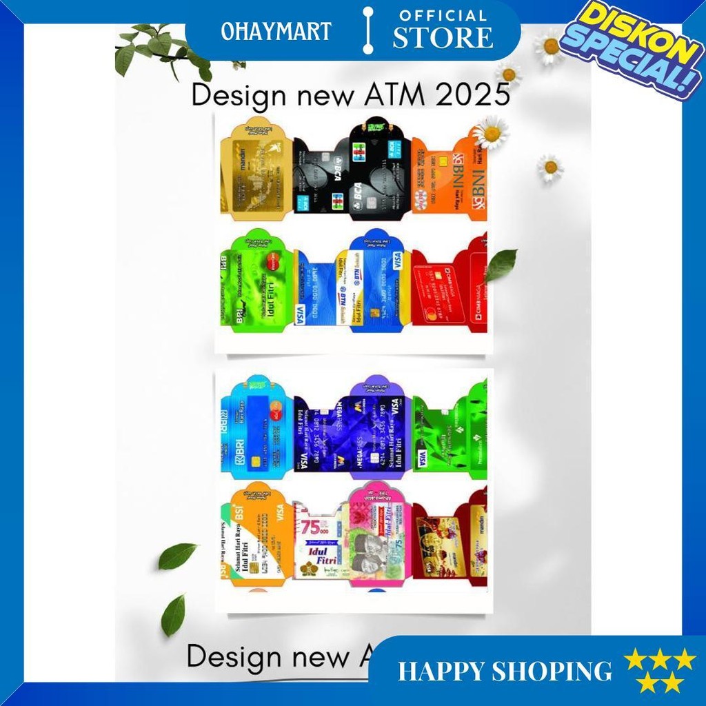 

Termurah !! 1000 Pcs Jadian Paket Usaha Amplop Lebaran 2025 New Design (Atm, Snack, Mixue, Sosmed) D Promo Puncak